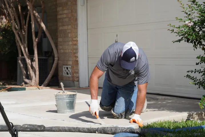 Concrete Slab Foundation Repair in Nederland, TX