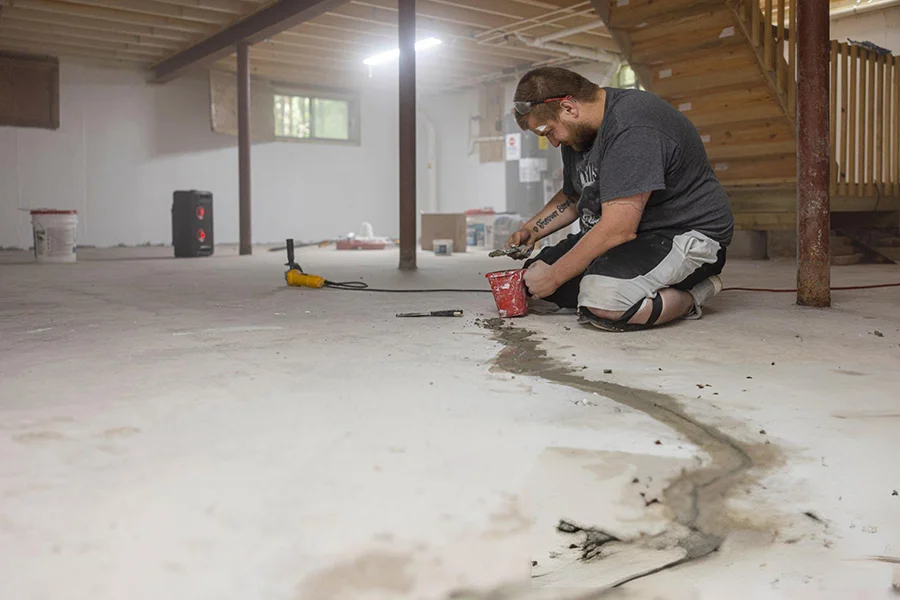 Concrete Slab Foundation Repair in Nederland, TX