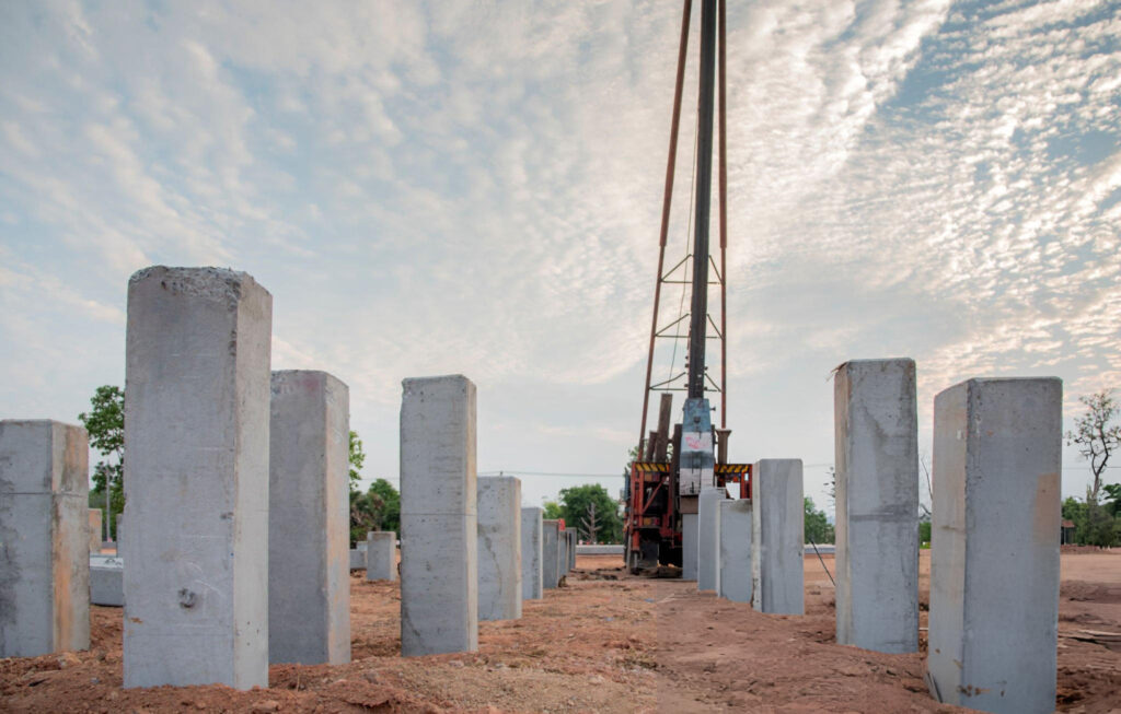 Pressed Concrete Pilings in Nederland, TX