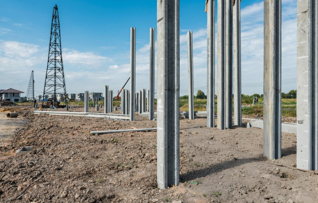 Pressed Concrete Pilings in Nederland, TX