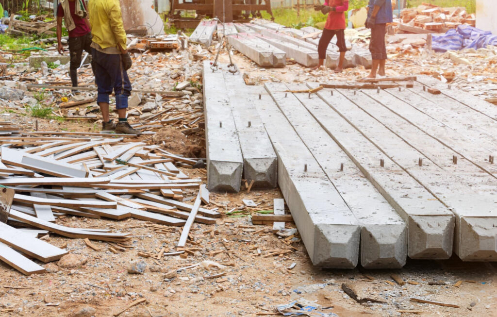 Pressed Concrete Pilings in Nederland, TX