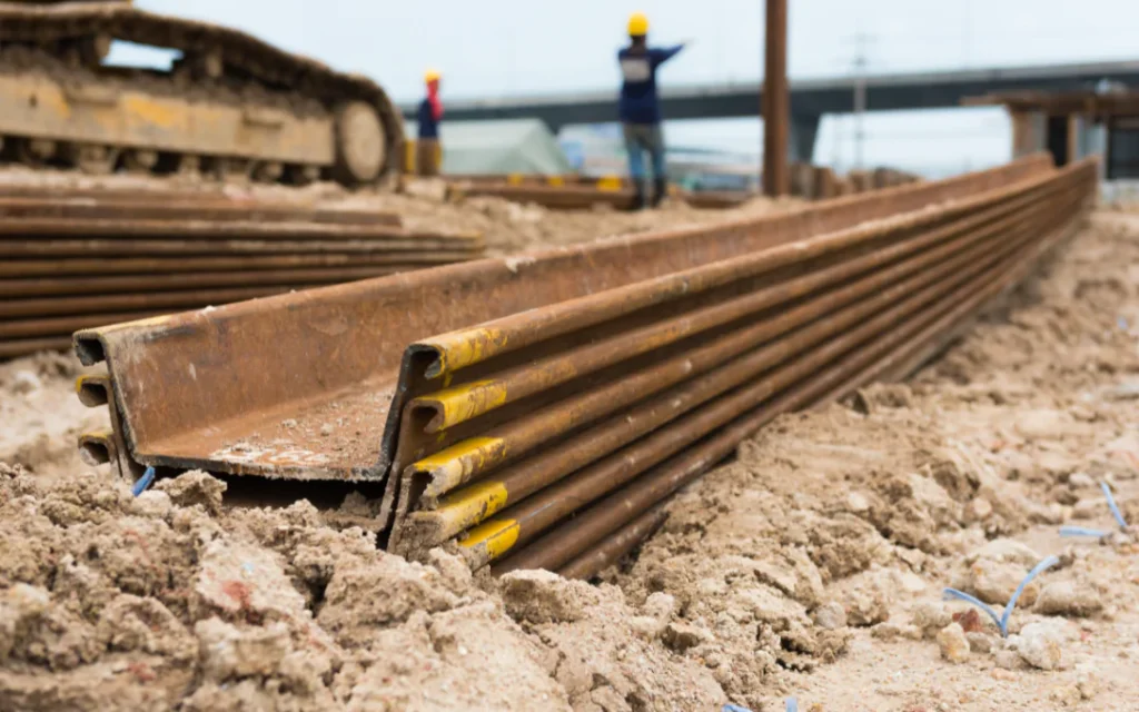 Pressed Steel Pilings in Nederland, TX